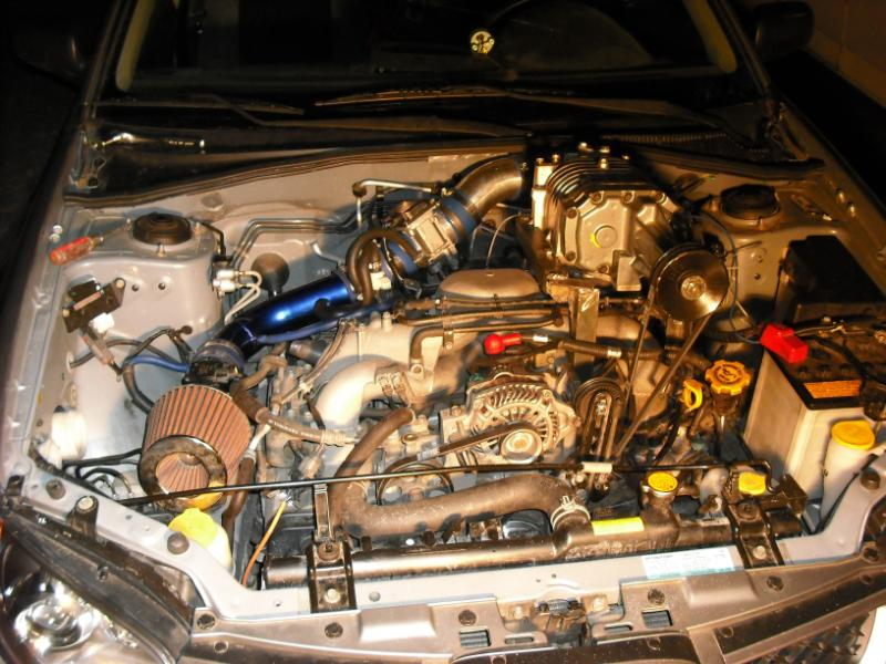 Illustration for article titled Garage Mechanic Ghetto-Rigs Subaru Impreza With Eaton Supercharger